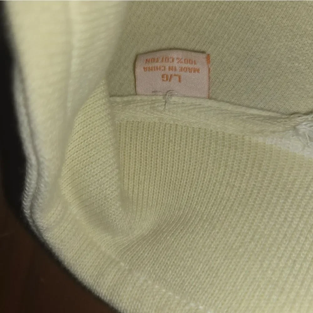 Tommy Bahama Men's Zip Up Cream Sweater Size L